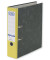 Ordner Smart Original 10428 100023247, A4 80mm breit Karton Wolkenmarmor gelb