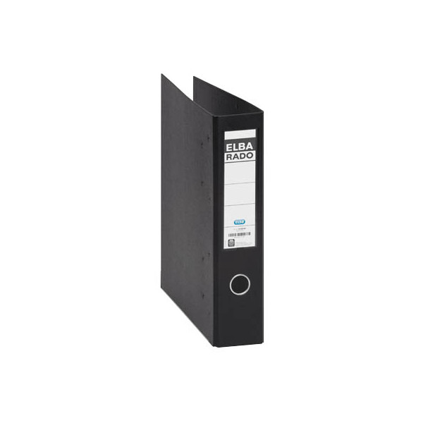 4002030101692 - Doppelordner Rado Plast 10498 100551851 2xA5 quer 75mm breit Pappe mit PVC-Überzug vollfarbig schwarz 4002030101692 Elba