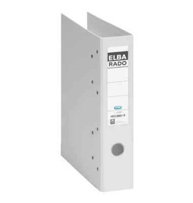 Doppelordner Rado Plast 10498 100551852, 2xA5 quer 75mm breit Pappe, mit PVC-Überzug vollfarbig weiß