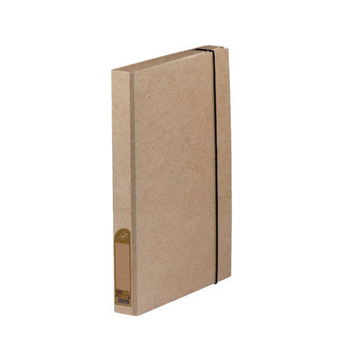Heftbox Touareg 100200413, A4 beige, 3,5cm Füllhöhe, Karton 530g