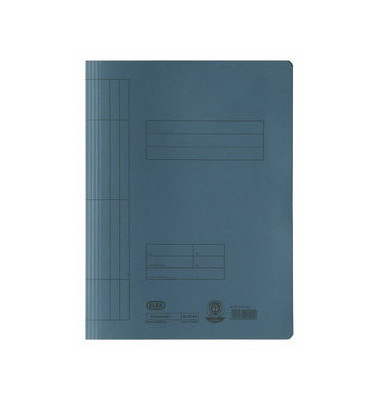 Schnellhefter 100090773, A4, blau, Karton, 250g, Vorderdeckel opak
