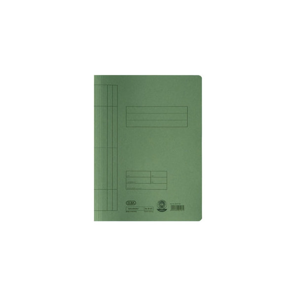 100 Stück Elba Schnellhefter Smart Line 100090781, A4, grün, Karton, 250g, Vorderdeckel opak 4002030201071 Elba