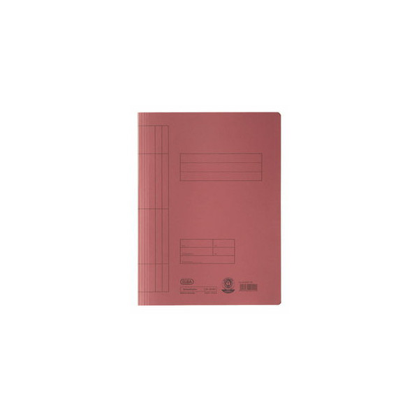 100 Stück Elba Schnellhefter Smart Line 100090784, A4, rot, Karton, 250g, Vorderdeckel opak 4002030201101 Elba
