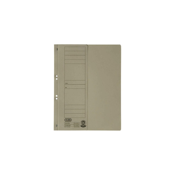 4002030211155 - Ösenhefter 100560004 A4 grau halber Vorderdeckel Karton 250g 4002030211155 Elba