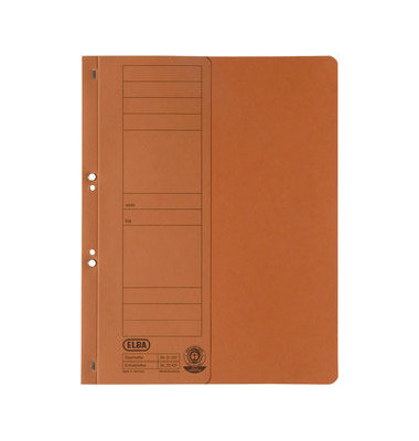 Ösenhefter 100560005, A4 orange halber Vorderdeckel, Sonstige 250g