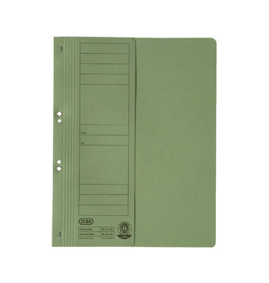 Ösenhefter 100551879, A4 grün halber Vorderdeckel, Sonstige 250g