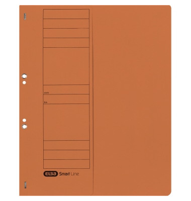 Ösenhefter 100551881, A4 orange halber Vorderdeckel, Karton 250g