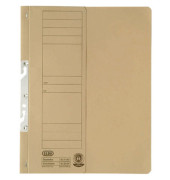 Einhakhefter 100560022, A4 beige halber Vorderdeckel, Karton 250g