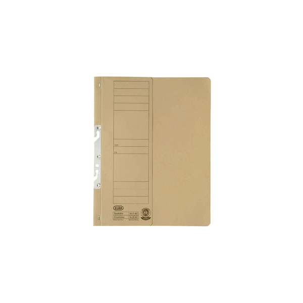 50 Stück Elba Einhakhefter - 100560022, A4 beige halber Vorderdeckel, Manilakarton RC 250g 4002030221123 Elba