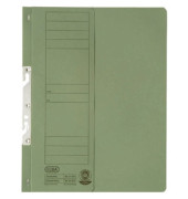 Einhakhefter 100560024, A4 grün halber Vorderdeckel, Karton 250g