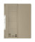 Einhakhefter 100560025, A4 grau halber Vorderdeckel, Karton 250g