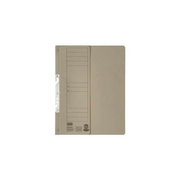 50 Stück Elba Einhakhefter 100560025, A4 grau halber Vorderdeckel, Karton 250g 4002030221154 Elba