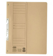Einhakhefter 100551891, A4 beige halber Vorderdeckel, Karton 250g