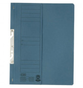 Einhakhefter - 100551890, A4 blau halber Vorderdeckel, Manilakarton RC 250g