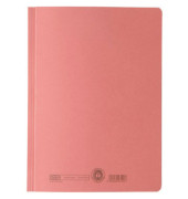 Schnellhefter Smart Line 100421222, A4, rot, Manilakarton, 98 % recycelt, 320g, Vorderdeckel rot