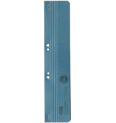 Ösenschmalhefter Karton 250g blau 65x305mm Metalld.