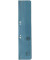 Ösenschmalhefter 100091760, A4 blau ohne Vorderdeckel, Karton 250g