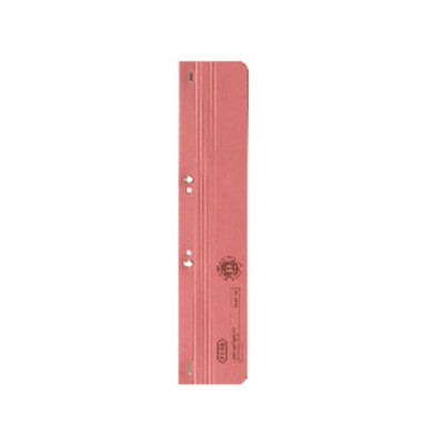 Ösenschmalhefter Karton 250g rot 65x305mm Metalld. Ösenschmalhefter Karton 250g rot 65x305mm Metalld.
