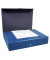 Heftbox 400001923, A4 blau, 6cm F&uuml;llh&ouml;he, Hartpappe, recycelt 350g