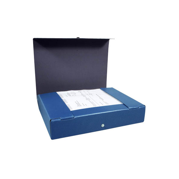 4002030016286 - Sammelmappe 400001923 A4 Karton für ca 600 Blatt blau 4002030016286 Elba