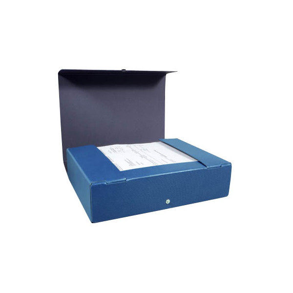 4002030016347 - Heftbox Manager Komplett-Set 400000988 A4 blau 8cm Füllhöhe Karton 350g 4002030016347 Elba