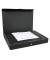 Heftbox 400001926, A4 schwarz, 4cm F&uuml;llh&ouml;he, Recycling-Hartpappe 80g