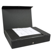 Heftbox Bullet Journal Otter 400000985, A4 schwarz, 6cm F&uuml;llh&ouml;he, Recycling-Hartpappe 80g