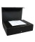 Heftbox 400000989, A4 schwarz, 8cm F&uuml;llh&ouml;he, Recycling-Hartpappe 80g