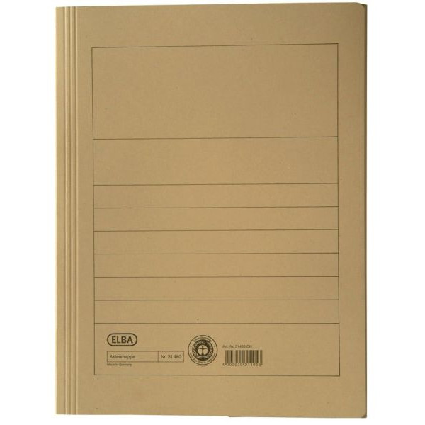 4002030311053 - Jurismappe 100091159 A4 beige Karton 250g mit 3 Einschlagklappen 4002030311053 Elba