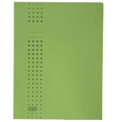 Aktendeckel Chic 100091167 A4 RC-Karton 320g, 3 Klappen, grün