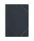 Eckspannmappe chic 400010101, A4 anthrazit Recyclingkarton 320g