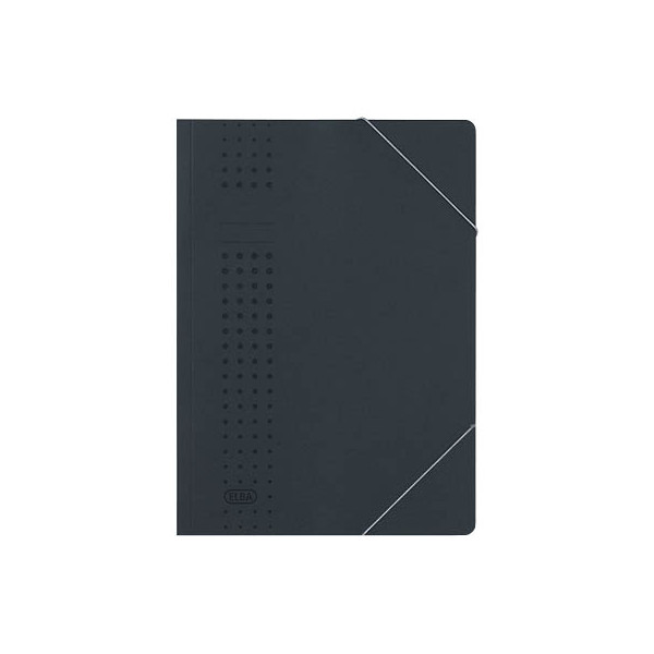 4002030047822 - Eckspannmappe chic 400010101 A4 anthrazit Recyclingkarton 320g 4002030047822 Elba