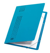 Eckspannmappe chic 400010053, Din A4 hellblau Recyclingkarton 320g, f&uuml;r ca. 150 Blatt  (80 g/m&sup2;)