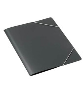 Eckspannmappe IMAGE 100555642, A4 anthrazit Polypropylen (PP) 80g, f&uuml;r ca. 50 Blatt
