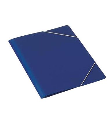 Eckspannmappe IMAGE 100555331, A4 blau Polypropylen (PP) 80g, f&uuml;r ca. 50 Blatt