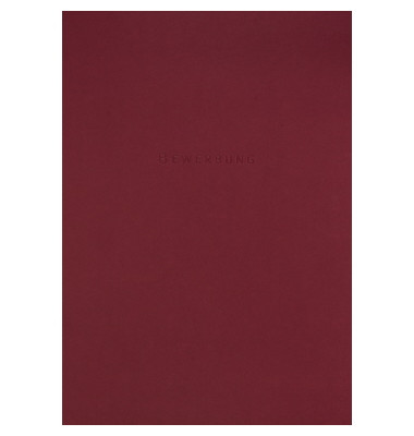 Bewerbungsmappe job excellent plus 3-teilig A4 bis 30 Blatt bordeaux Bewerbungsmappe job excellent plus 3-teilig A4 bis 30 Blatt bordeaux