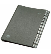 Pultordner 42414 A4 A-Z schwarz 24-teilig