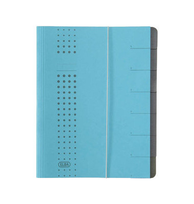 Ordnungsmappe Chic A4 7tlg. blau 315x250x12mm Ordnungsmappe Chic A4 7tlg. blau 315x250x12mm