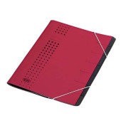 Ordnungsmappe chic 400002021, 1-7, bordeaux, A4, 7 F&auml;cher