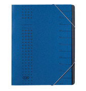 Ordnungsmappe chic 400001992, 1-12 / AB-XYZ, dunkelblau, Din A4, 12 F&auml;cher