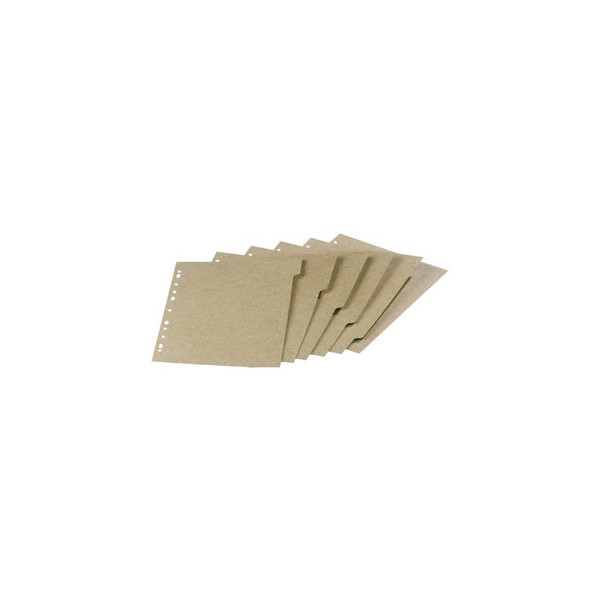 20 Stück Oxford Kartonregister Touareg 100204978, 6-teilig blanko, A4, 290 g/m², beige Taben, 6-teilig 3045050160981 Oxford
