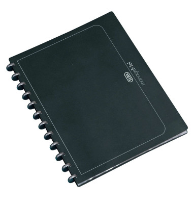 Ringbuch manageME! 100205607, A4 12 Ringe 21mm Ring-Ø Polypropylen anthrazit