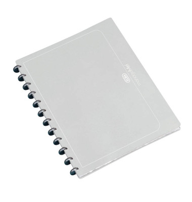 Ringbuch manageME! 100551986, A4 12 Ringe 21mm Ring-Ø Polypropylen farblos