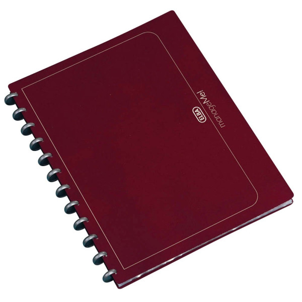 4002030048324 - Ringbuch manageME! 100205609 A4 12 Ringe 21mm Ring-Ø Polypropylen (PP) bordeaux 4002030048324 Oxford