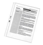 Prospekthüllen 400005473 Standard, A4 transluzent genarbt, oben offen, 0,08mm