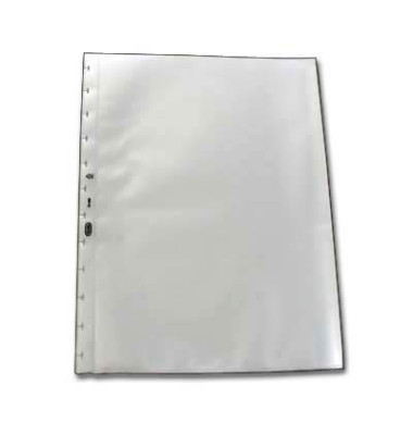 Prospekthüllen Manage Me Vario-Zipp 100551995 Standard, A4 transluzent genarbt, oben offen