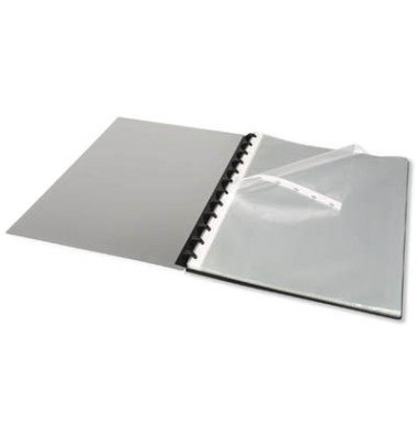 Prospekth&uuml;llen Manage Me Vario-Zipp 100421162 mit vario-zipp-Prinzip, A4 glasklar glatt, links offen, 0,08mm