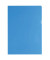 Sichthüllen Premium 100461011, A4, blau, klar-transparent glatt, oben & rechts offen, 0,15mm