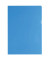 Sichthüllen Premium 100461011, A4, blau, klar-transparent, glatt, 0,15mm, oben & rechts offen, PVC-Hartfolie