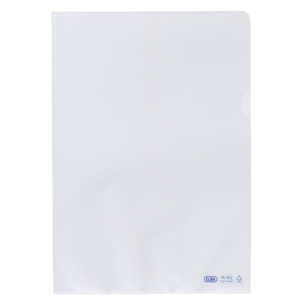 4002030149571 - Sichthüllen 400005475 A4 transluzent genarbt oben & rechts offen 120µm 4002030149571 100 Stück